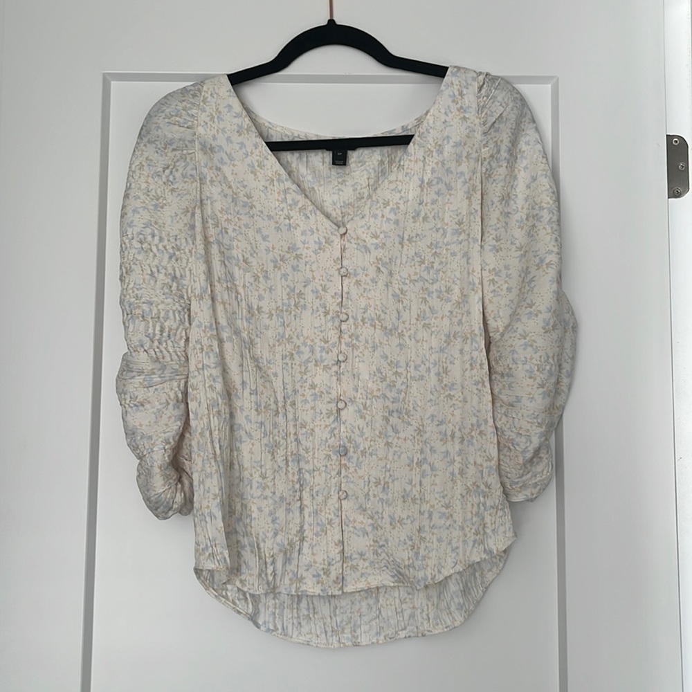 RW & Co. Floral Print Blouse